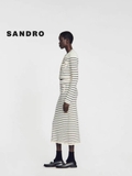 Chân váy SANDRO kẻ ( có set )