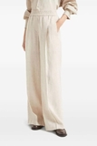 Quần BRUNELLO CUCINELLI linen cạp chun