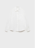 Sơ mi MANGO linen túi ngực