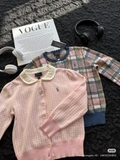 Cardigan RALPH LAUREN kẻ caro