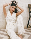 Áo sát nách VERONICA BEARD thêu kèm belt ( có set )