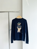 Áo len RALPH LAUREN navy gấu gile mũ xanh lá