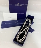 Vòng cổ ngọc Swarovski ngọc to nhỏ
