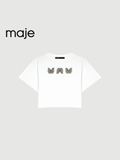 Tshirt Maje bướm ngực