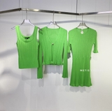 Áo MAJE 2 dây xanh lá