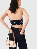 Áo MAJE navy cổ yếm chấm bi ( CÓ SET )