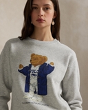 Áo nỉ RALPH LAUREN ghi gấu quàng khăn