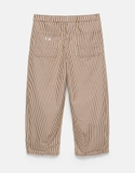 Quần PULL&BEAR kẻ nâu cạp chun