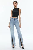 Quần jean ALICE OLIVIA xẻ gấu