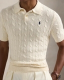 Áo len polo RL cộc tay 3 màu