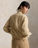 Áo khoác linen RL chun thân 3 màu