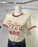 Tshirt CELINE chữ đỏ