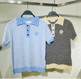 Polo TORY BURCH kẻ màu