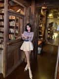 Cardigan RALPH LAUREN kẻ caro