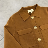 Áo len SE'ZANE cổ bẻ túi ngực