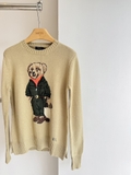 Áo len RALPH LAUREN nâu gấu khăn cam