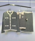 Cardigan TORY BURCH kẻ đen