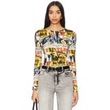 Áo ALICE+OLIVIA  họa tiết The Beatles