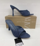 Guốc ZARA denim 9cm