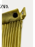 Chân váy ZARA midi lụa