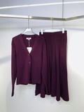 Cardigan COS trơn 2 màu (có set)
