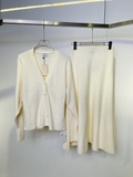 Cardigan COS trơn 2 màu (có set)