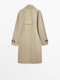 trendcoat MASSIMO DUTTI khaki 2024