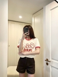 Tshirt CELINE chữ đỏ