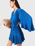 Váy MAJE xanh xếp ly