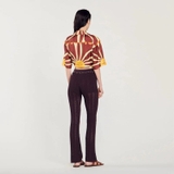 Quần SANDRO nâu dáng dài