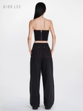 Áo cúp ngực DION LEE chỉ đỏ