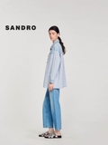 Áo khoác SANDRO logo cải jean