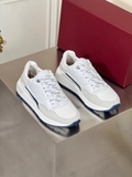 Giày Salvatore Ferragamo trắng đế navy