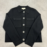 Áo len SE'ZANE cổ bẻ túi ngực