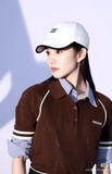 Polo MIUMIU nâu viền trắng