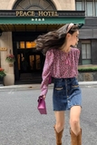 Chân váy CELINE denim túi 2 bên
