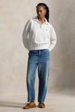 Polo nỉ RALPH LAUREN khóa cổ