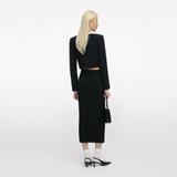 Chân váy SELF PORTRAIT đen dáng dài (có set)