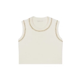 Áo dạ SANDRO cổ tròn sát nách ( theo set )