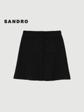 Chân váy SANDRO hàng khuy trước