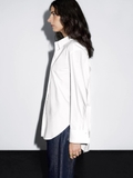 Sơ mi MASSIMO DUTTI dáng rộng đuôi tôm