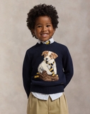 Áo len RALPH LAUREN kid chó quàng khăn