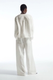 Quần COS xuông linen trắng