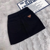 Chân váy PRADA jean 2 màu