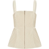 Áo 2 dây ALEXIS xếp ly kem