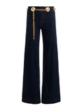 Quần jean ALICE OLIVIA belt xích vàng