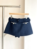 Chân váy SELF PORTRAIT tweed navy (có set)