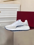 Giày Salvatore Ferragamo trắng đế navy