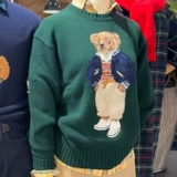 Áo len RALPH LAUREN xanh cổ vịt