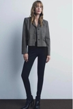 Blazer ZARA kẻ ngắn